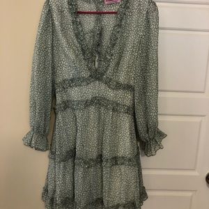 Honeydrop Boutique Leopard Ruffle Dress